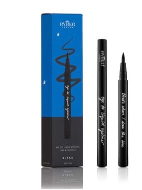 Eyeko London Eye Do Liquid Eyeliner Waterproof Black NEW in Box 12 hr wear